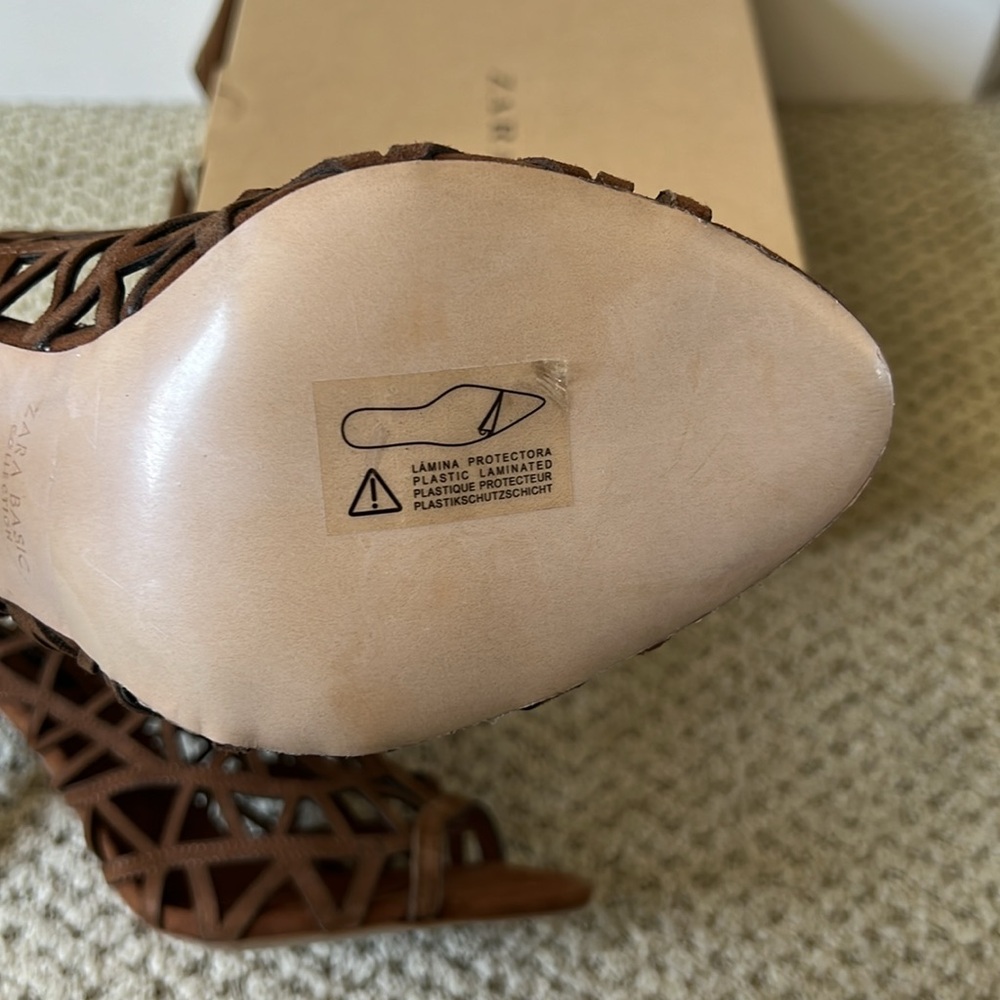 Zara Caged Heels - Picture 6 of 7